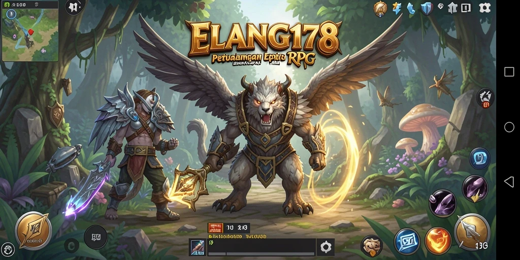 Tangkapan layar permainan memperlihatkan aksi seru dalam dunia RPG.
