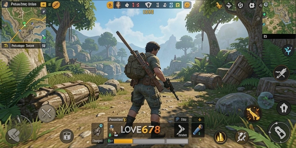 Gameplay seru di dunia terbuka LOVE678 yang menakjubkan.