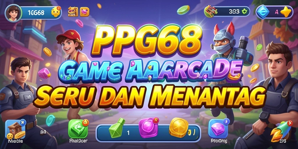 Screenshot PGG68 menunjukkan momen seru saat bermain game Arcade.