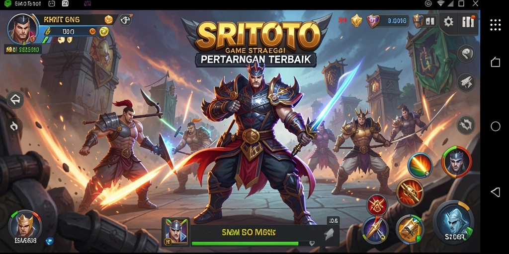 Tampilan gameplay SRITOTO dengan aksi seru dan strategi mendalam.