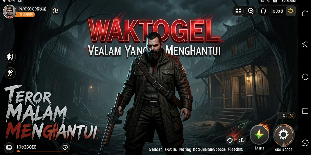 Screenshot gameplay intens dari WAKTOGEL yang menampilkan momen mencekam.